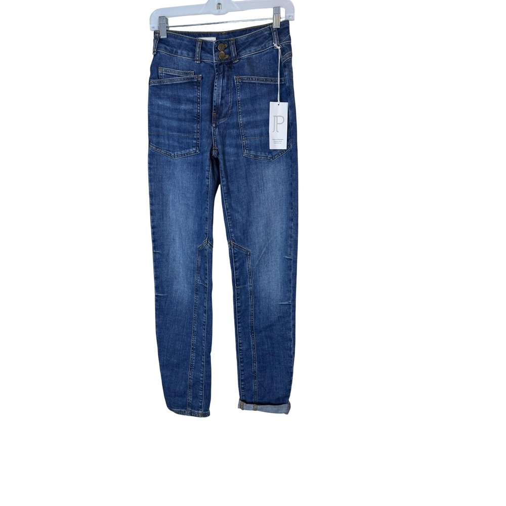 Pilcro The Wanderer Jeans Womens 23T Medium Wash High Rise Straight Tall Utility